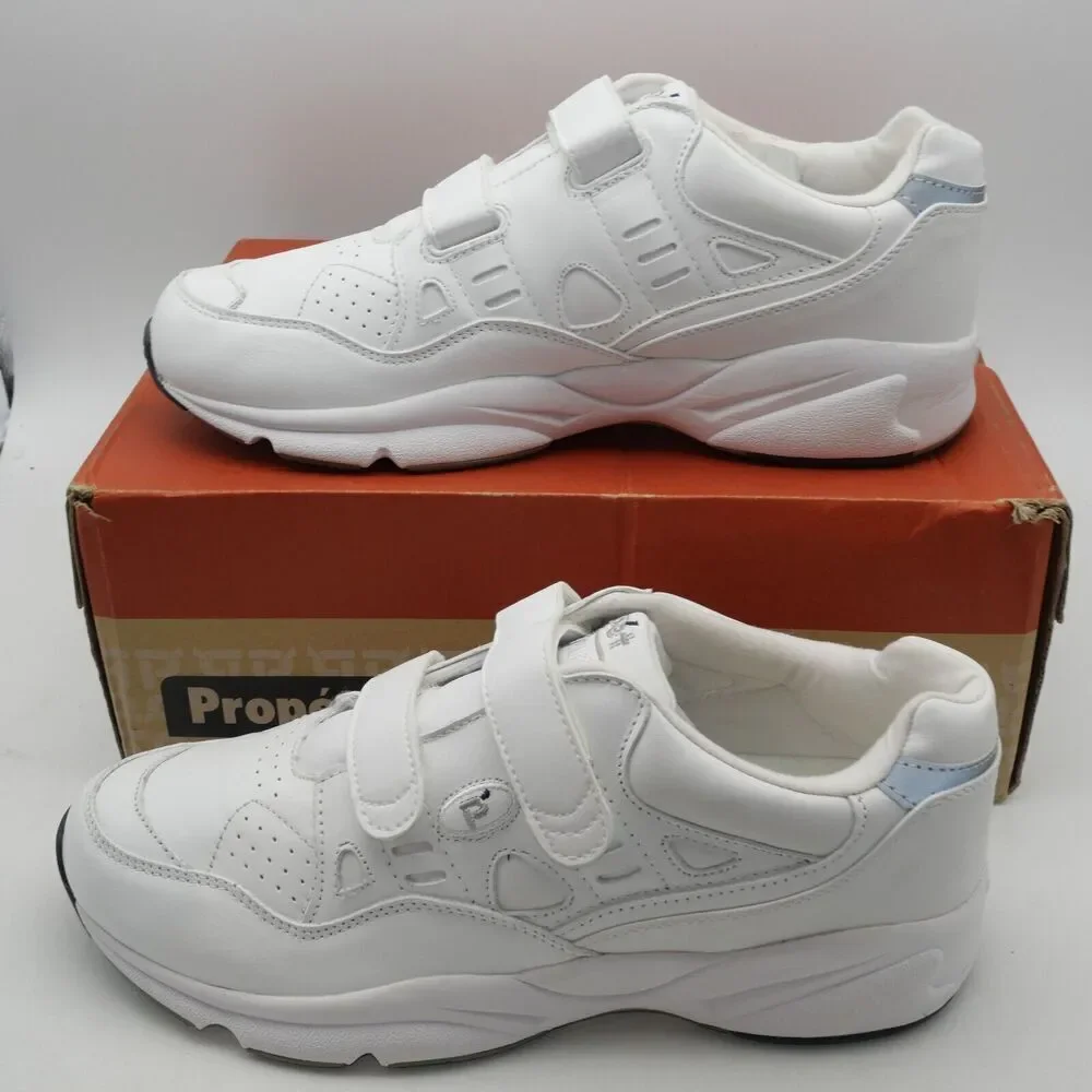 NEW Propet Stability Walker Sneakers Shoes White Women's Size 12 AA Narrow
